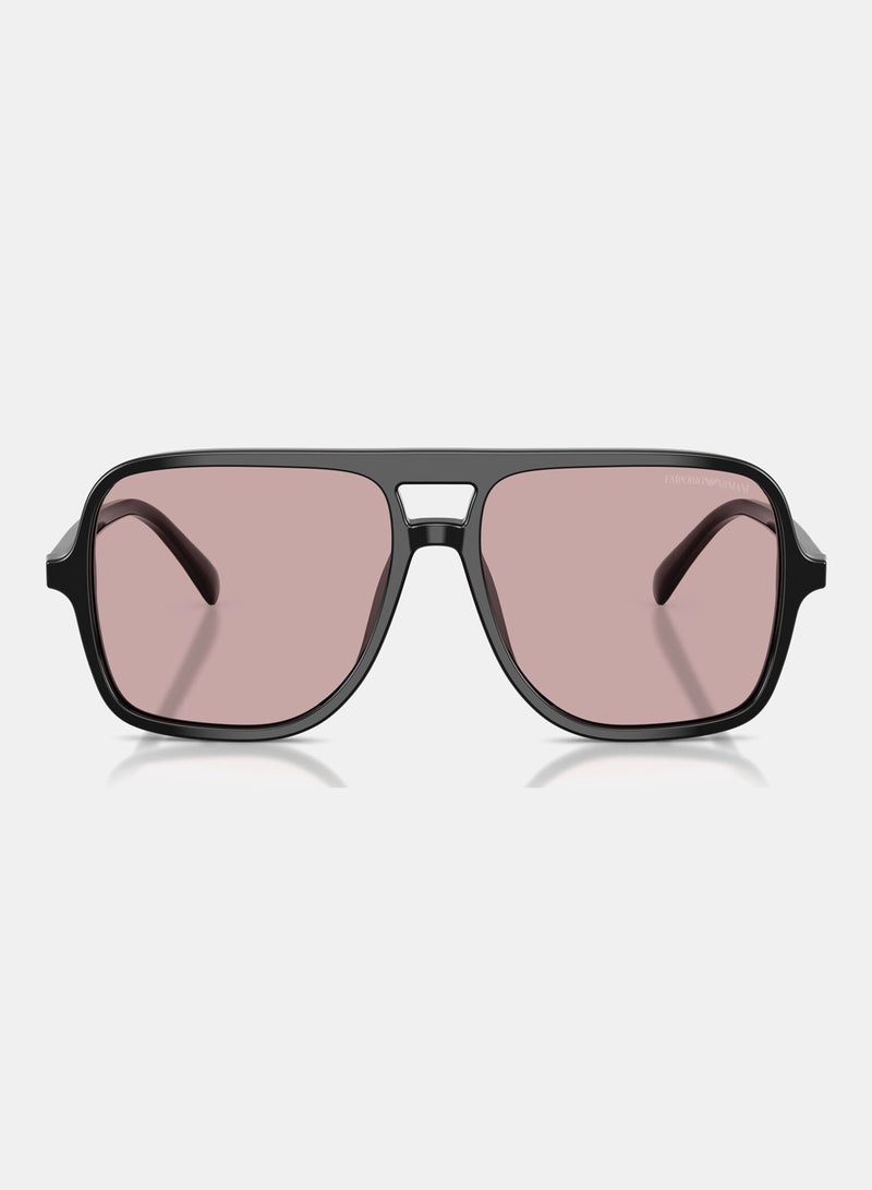 EMPORIO ARMANI Women Full Rim Square Sunglasses 4252U, 57, 5017, 73 - Image 5